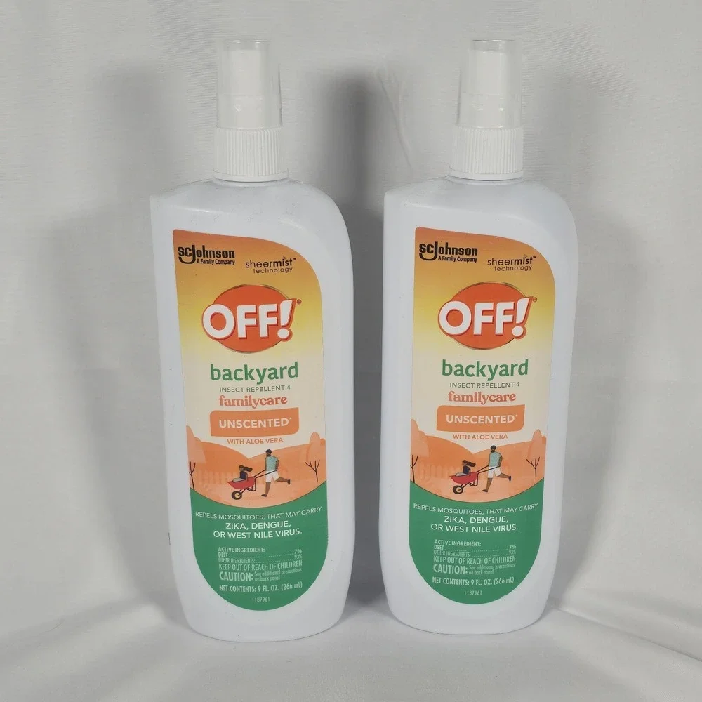 OFF! Aloe Vera Insect Repellent Spray 2 Pack Camping Hiking‎ 9 oz